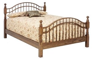 Hollie Double Bow Spindle Bed