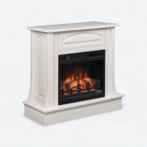 Amish Conrad Hardwood Electric Fireplace Insert