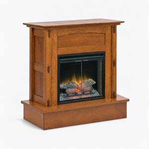 Modesto Mission Electric Fireplace Mantel