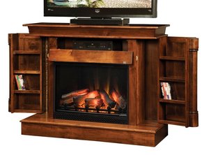 Electric Fireplace Media Cabinet