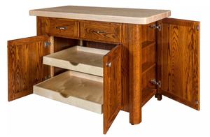 Amish Palisade Freestanding Kitchen Island