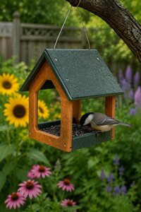 Poly Urban Modern Bird Feeder - DutchCrafters Exclusive