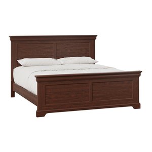 Solid Wood Elise Panel Bed