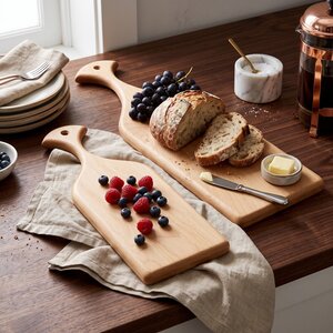 American Made Maple Wood Bread Cutting Board - Choose Size In-Stock