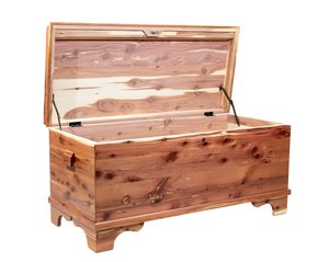 Aromatic Red Cedar Waterfall Hope Chest - Choose Size