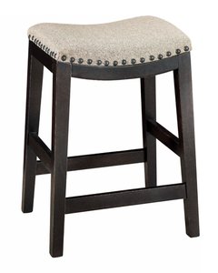 Charlotte Upholstered Backless Counter and Bar Stool