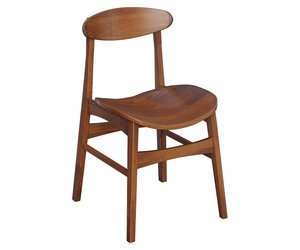 Lake View Maple Mid-Century Modern Dining Chair - Quick Ship