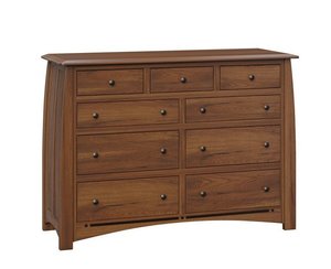 Colorado Springs Mission 9-Drawer Tall Dresser - Quick Ship