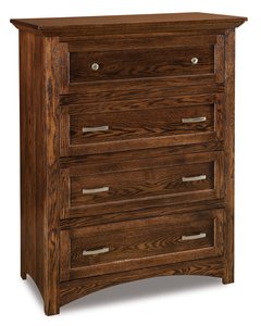 Broderick Custom Small Hardwood Chest of Drawers