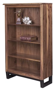 Amish Odessa Wormy Maple Modern Bookcase