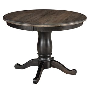 Solid Wood Canton Single Pedestal Dining Table