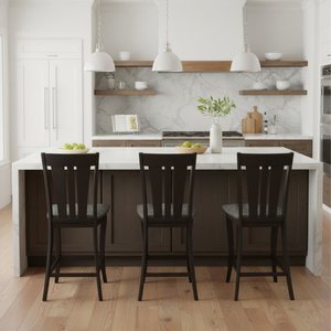 Outlet Maple Fenmore Counter Stool Set In-Stock (Set of Three)