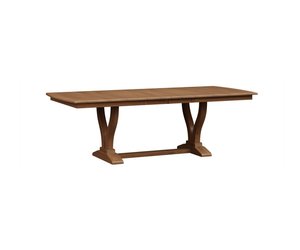 Solid Wood Manhattan Trestle Dining Table