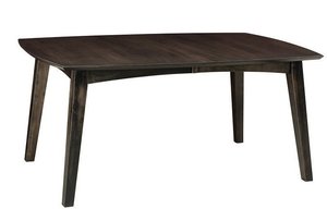 Amish Solid Wood Jeffersonville Modern Leg Dining Table