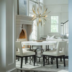 American Made Hubbardton Forge Dahlia Chandelier