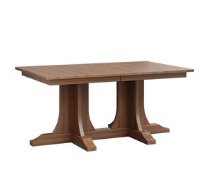 Hamilton Custom Mission Double Pedestal Dining Table