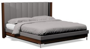 Upholstered High Castle Bed