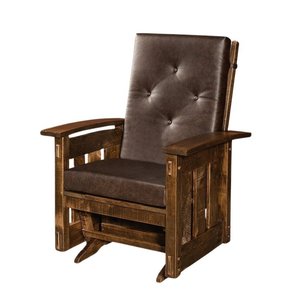 Dutton Rough Sawn Gliding Rocker Chair