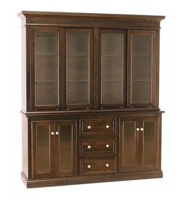 Madison 4-Door Hutch Cabinet