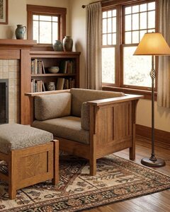 American Made Hubbardton Forge Twist Basket Floor Lamp