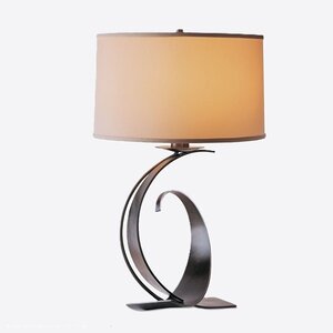 American Made Hubbardton Forge Fullered Impressions Contemporary Large Table Lamp
