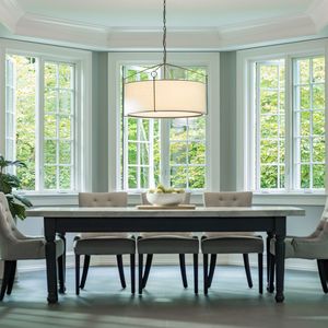 American Made Hubbardton Forge Bow Large Pendant Chandelier