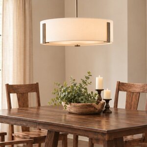 American Made Hubbardton Forge Impressions Pendant Chandelier