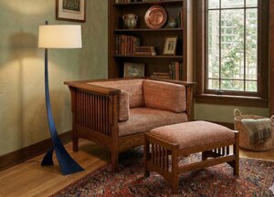 American Made Hubbardton Forge Stasis Unique Floor Lamp