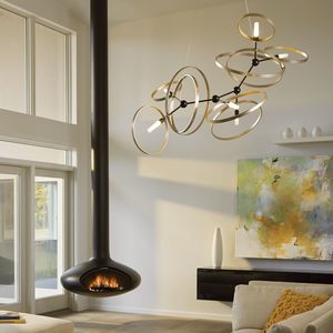 American Made Hubbardton Forge Celesse Pendant Modern Chandelier