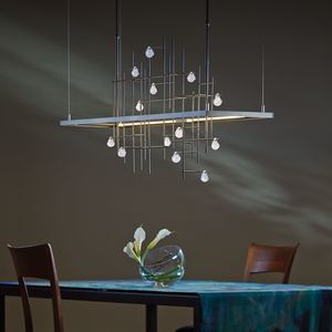 American Made Hubbardton Forge Spring LED Pendant Chandelier