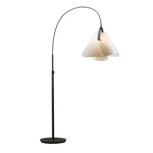 American Made Hubbardton Forge Mobius Modern Arc Floor Lamp