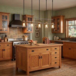 American Made Hubbardton Forge Erlenmeyer 5 Light Pendant