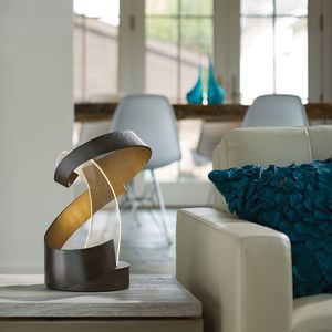 American Made Hubbardton Forge Encounter LED Table Lamp