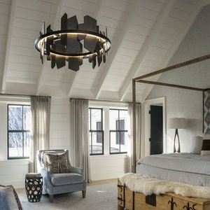 American Made Hubbardton Forge Ardesia Circular LED Pendant Modern Chandelier