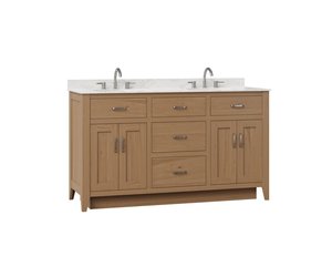 Fennimore Double Sink Vanity Cabinet Base Only