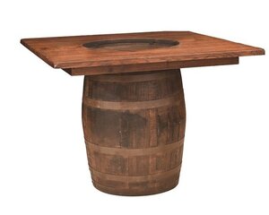 48" Square Barrel Table