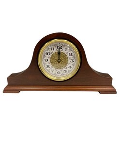 Handcrafted Tambour Desk Clock