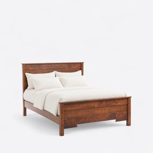 McCook Solid Wood Panel Bed