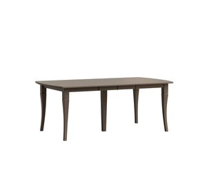 Handcrafted Williston Brown Maple Wood Flare Leg Extendable Dining Table - Quick Ship