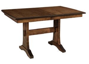 Solid Wood South Padre Trestle Dining Room Table