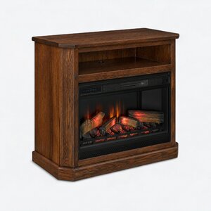 Amish Millcreek Fireplace with Fluted Corners