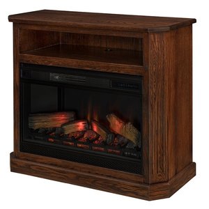 Millcreek Fireplace with Fluted Corners