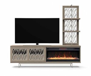 Maple Wood Custom Modern Media Console
