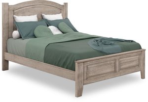 Great Miami Cherry Wood Panel Bed - Quick Ship