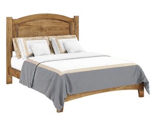 Handcrafted Great Miami Solid Wood Panel Bed