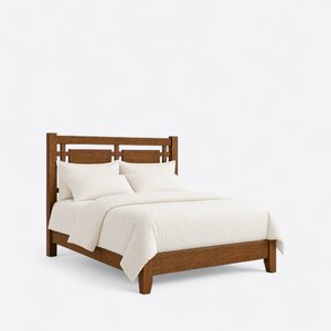 Amish Galena Modern Farmhouse Open Panel Bed