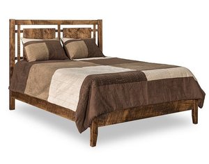 Galena Solid Wood Open Loft Panel Bed