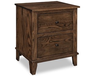 Grand Calumet Solid Wood 2-Drawer Nightstand