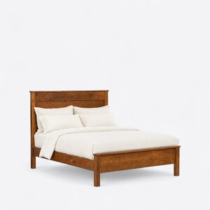 Cherry Layla Panel Bed with Low Footboard