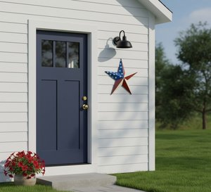 24" Patriotic Barn Star